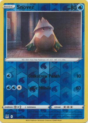 SWSH Lost Origin 042/196 Snover (Reverse Holo)