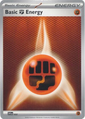 Scarlet & Violet SVE EN22 Basic Fighting Energy (Non-Holo)
