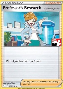 Shining Fates 060/072 Professor's Research [Juniper] (Prize Pack League Promo Non-Holo)