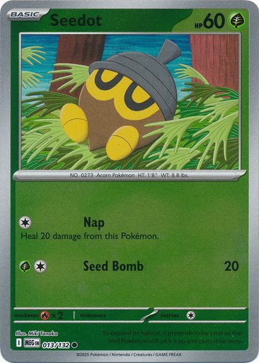 Mega Evolution 013/132 Seedot (Reverse Holo)