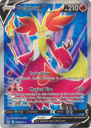 SWSH Lost Origin 173/196 Delphox V (Full Art)