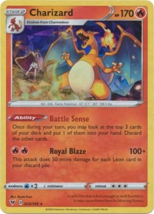 Vivid Voltage 025/185 Charizard (Shatter Holo)
