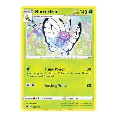 Rebel Clash 003/192 Butterfree