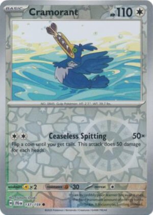SV Journey Together 137/159 Cramorant (Reverse Holo)