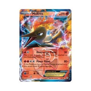 Plasma Storm 014/135 Moltres EX (Half Art Sheen holo)