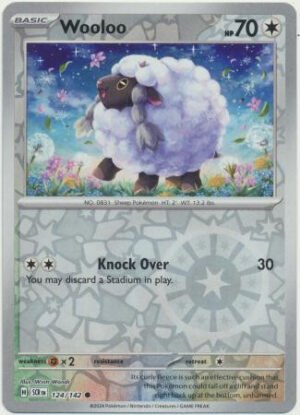 SV Stellar Crown 124/142 Wooloo (Reverse Holo)