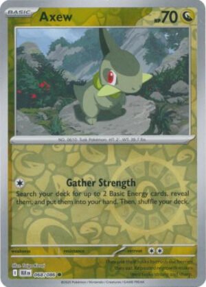 SV Black Bolt 068/086 Axew (Reverse Holo)