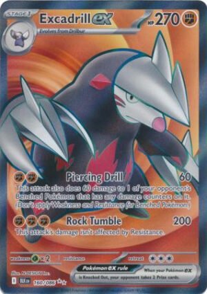 SV Black Bolt 160/086 Excadrill ex (Full Art)
