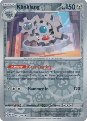 SV Black Bolt 063/086 Klinklang (Reverse Holo)