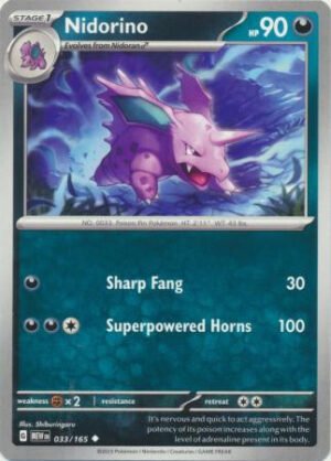 Scarlet & Violet 151 033/165 Nidorino