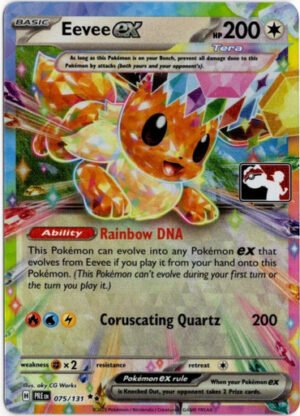 SV Prismatic Evolutions 075/131 Eevee ex (Prize Pack League Promo)