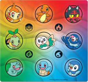 Pokemon First Partner Series 1 Sticker Sheet