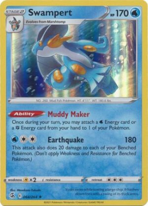 Fusion Strike 064/264 Swampert (Holo)