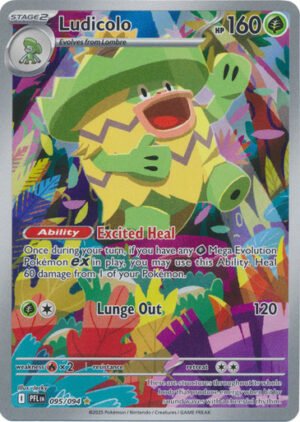 ME Phantasmal Flames 095/094 Ludicolo (Illustration Rare)