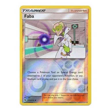 SM Lost Thunder 173/214 Faba (Reverse Holo)