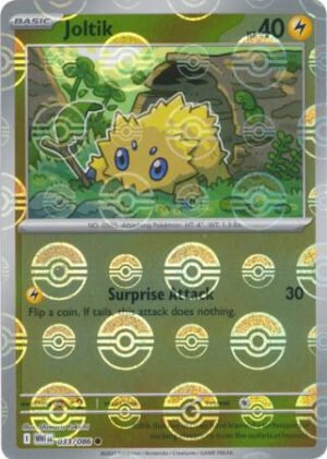 SV White Flare 033/086 Joltik (POKE BALL Reverse Holo)