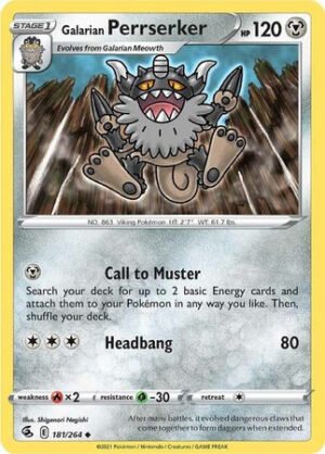 Fusion Strike 181/264 Galarian Perrserker