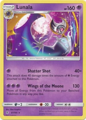 SM Guardians Rising 61/145 Lunala (Holo)