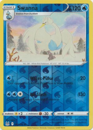 SWSH Lost Origin 047/196 Swanna (Reverse Holo)