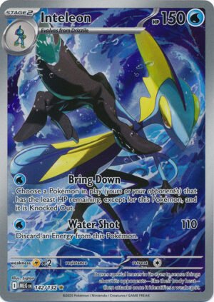 Mega Evolution 142/132 Inteleon (Illustration Rare)