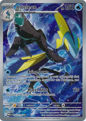 Mega Evolution 142/132 Inteleon (Illustration Rare)