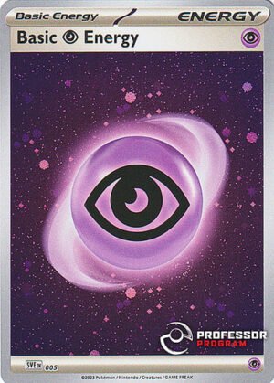 Scarlet & Violet SVE EN05 Basic Psychic Energy (Professor Program League Promo)