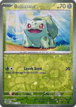Scarlet & Violet 151 001/165 Bulbasaur (Cosmo Holo Reverse Holo)