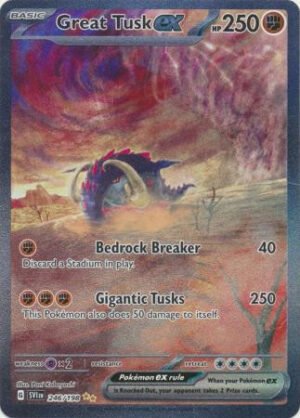 Scarlet & Violet (Base Set) 246/198 Great Tusk ex (Alternative Art, Full Art)