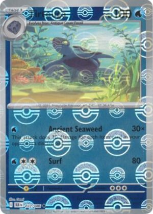 SV Black Bolt 022/086 Tirtouga (POKE BALL Reverse Holo)
