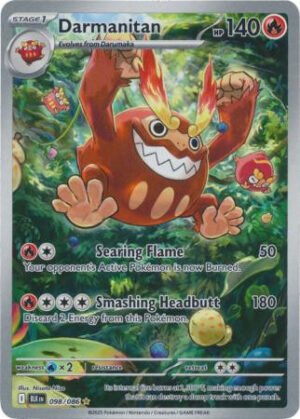 SV Black Bolt 098/086 Darmanitan (Illustration Rare)