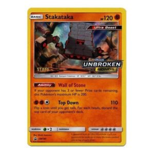 Sun & Moon Promo SM180 Stakataka (STAFF)