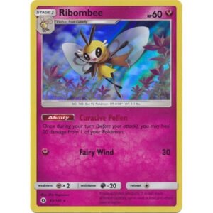 Sun and Moon (Base Set) 93/149 Ribombee (Holo)