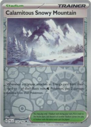 SV Paldea Evolved 174/193 Calamitous Snowy Mountain (Reverse Holo)