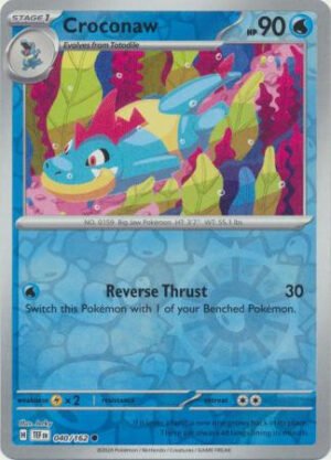 SV Temporal Forces 040/162 Croconaw (Reverse Holo)