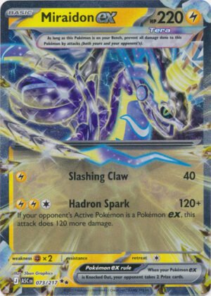 ME Ascended Heroes 073/217 Miraidon ex (Half Art)
