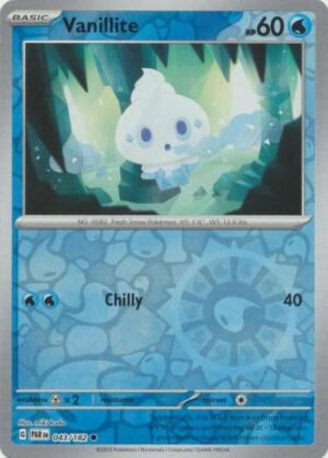 SV Paradox Rift 043/182 Vanillite (Reverse Holo)