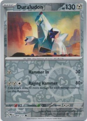 SV Prismatic Evolutions 069/131 Duraludon (Reverse Holo)