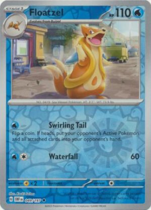 SV Obsidian Flames 049/197 Floatzel (Reverse Holo)