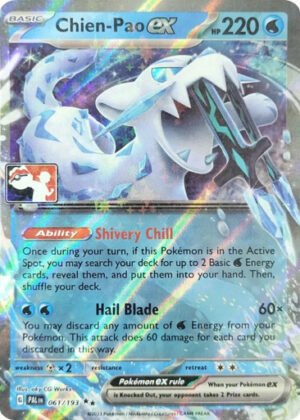 SV Paldea Evolved 061/193 Chien-Pao ex (Prize Pack League Promo)