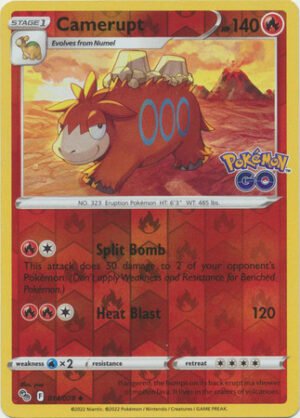 Pokemon GO 014/078 Camerupt (Reverse Holo)