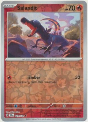 SV Stellar Crown 023/142 Salandit (Reverse Holo)
