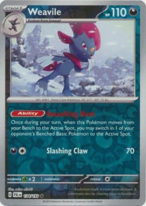 SV Paldea Evolved 134/193 Weavile (Reverse Holo)