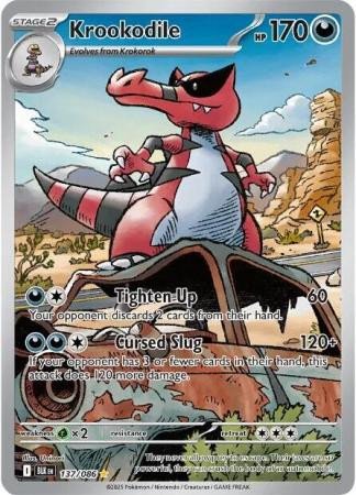 SV Black Bolt 137/086 Krookodile (Illustration Rare)
