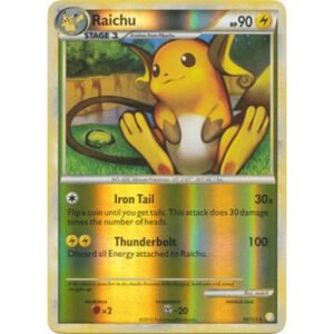 HeartGold & SoulSilver 10/123 Raichu (Reverse Holo)