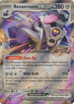 SV Obsidian Flames 156/197 Revavroom ex (Half Art)