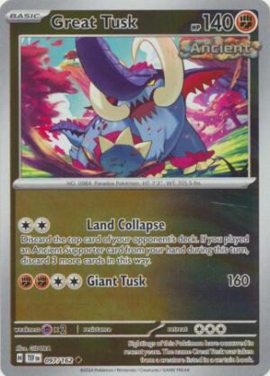 SV Temporal Forces 097/162 Great Tusk (Reverse Holo)