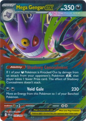 ME Phantasmal Flames 056/094 Mega Gengar ex (Half Art)