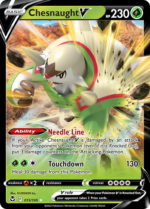 SWSH Silver Tempest 015/195 Chesnaught V (Half Art)