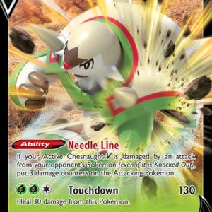 SWSH Silver Tempest 015/195 Chesnaught V (Half Art)