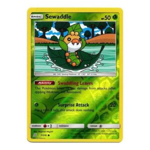 SM Unified Minds 007/236 Sewaddle (Reverse Holo)
